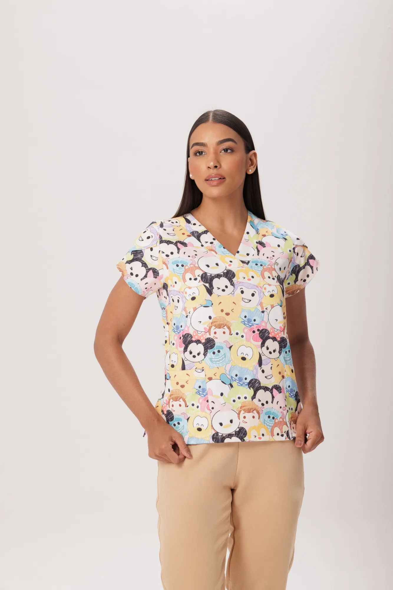 Scrub estampado Disney Tsum Tsum feminino